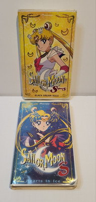 Salor Moon 2 VHS Lot.. Black Dream Hole & Hearts In Ice