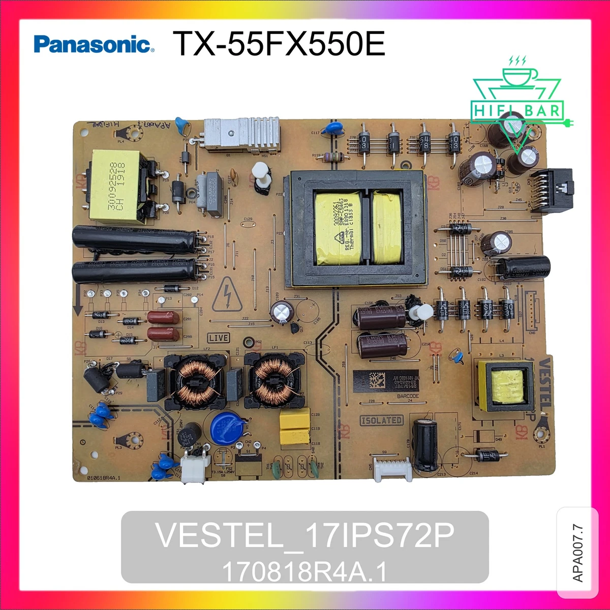 CARTE D'ALIMENTATION BLOC D'alimentation Tnpa5932 (1)(P) - Panasonic