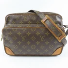 LOUIS VUITTON Monogram Vintage Nile messenger bag Shoulder Bag Brown mens 15035