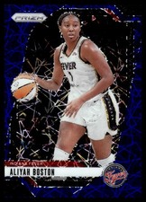 2024-25 Panini Prizm WNBA Blue Velocity Aliyah Boston Indiana Fever #3