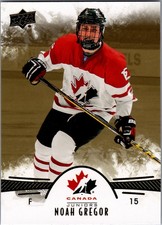 2016 Upper Deck Team Canada Juniors Gold #79 Noah Gregor Rookie