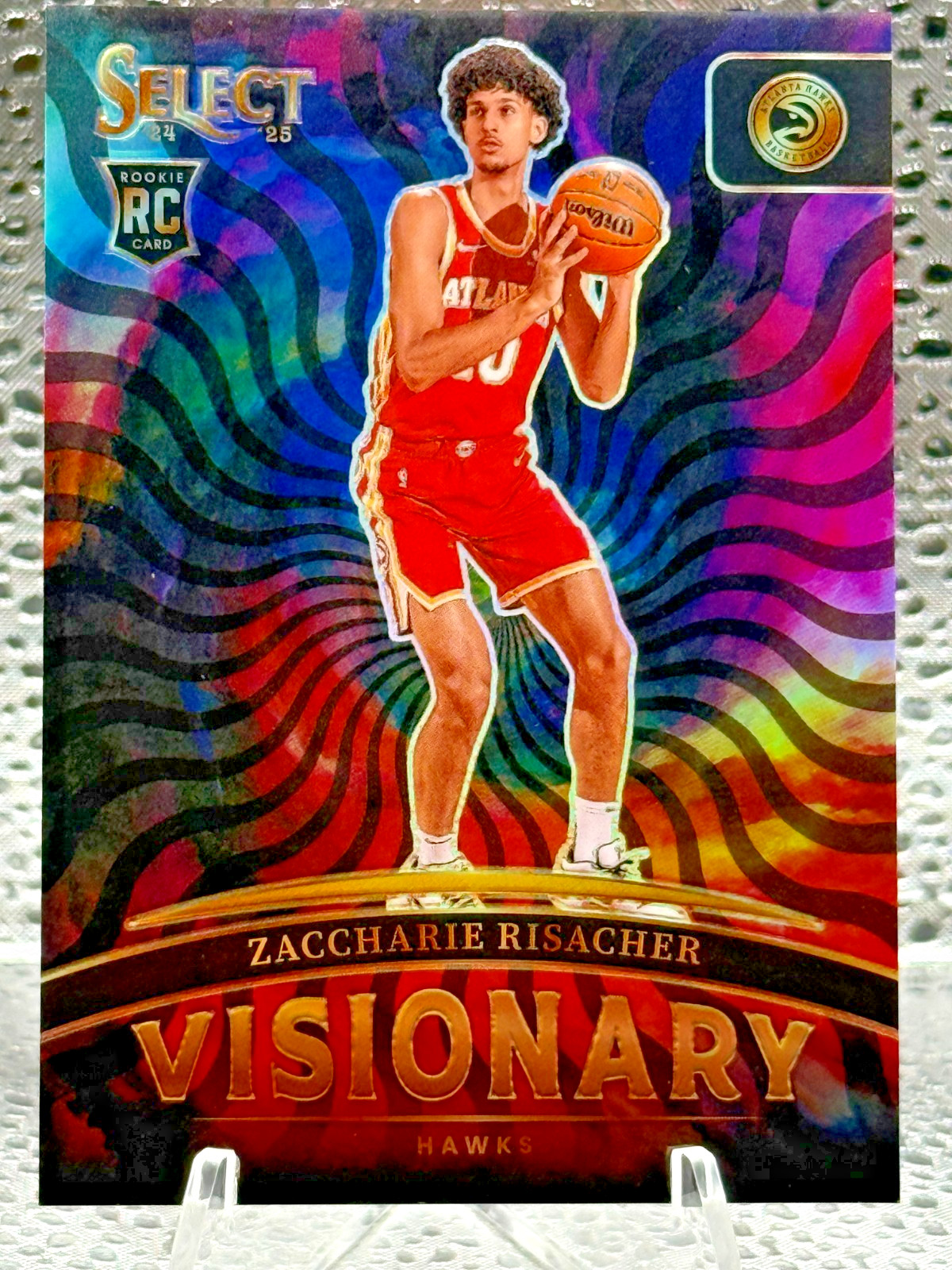 2024-25 Select Zaccharie Risacher #17 VISIONARY Case Hit ROOKIE Hawks
