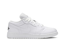 Air Jordan Air Jordan 1 Low GS 'White Black' 553560-101 Shoes