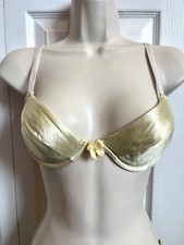 Vintage 90s Victoria's Secret Satin/velvet Bra with bow