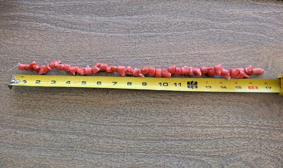 Vintage Natural Mediterranean Red Branch Coral Strand 118g Untreated Genuine - Image 2 of 4
