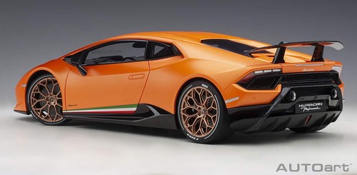 AUTOart 1/12 Lamborghini Huracan Performante Matt Orange Die-cast Model Car NEW - Picture 2 of 9