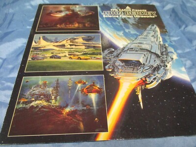 John Berkey , Werbung für Science Fiction Trading Cards , FPG 1994 , Kult Archiv