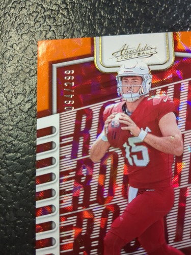Clayton Tune 2023 Panini Absolute #167 Orange Mosaic RC /299 Arizona Cardinals - Imagen 3 de 6
