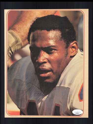Floyd Little JSA Autographed 8x10 Signed Vintage Photo Broncos