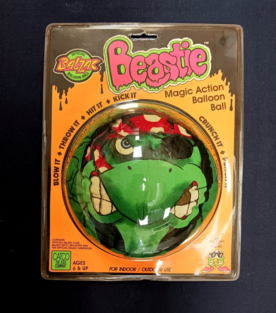 Vintage Balzac Toys 1991 Beastie Pitate Turtle Baloon Ball | eBay