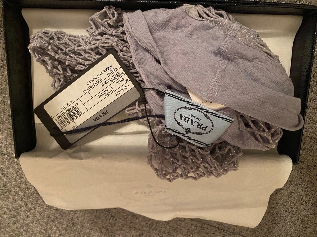 Prada mesh tights with Lyrex size 2 new
