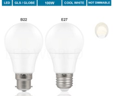 LED GLS LIGHT BULBS 40w 60w 100w WARM/COOL WHITE BC/B22 ES/E27 Bayonet Daylight