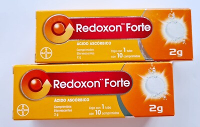 X2 Redoxon Forte Vitamin C Effervescent Tablets  10 tablets each box total 20