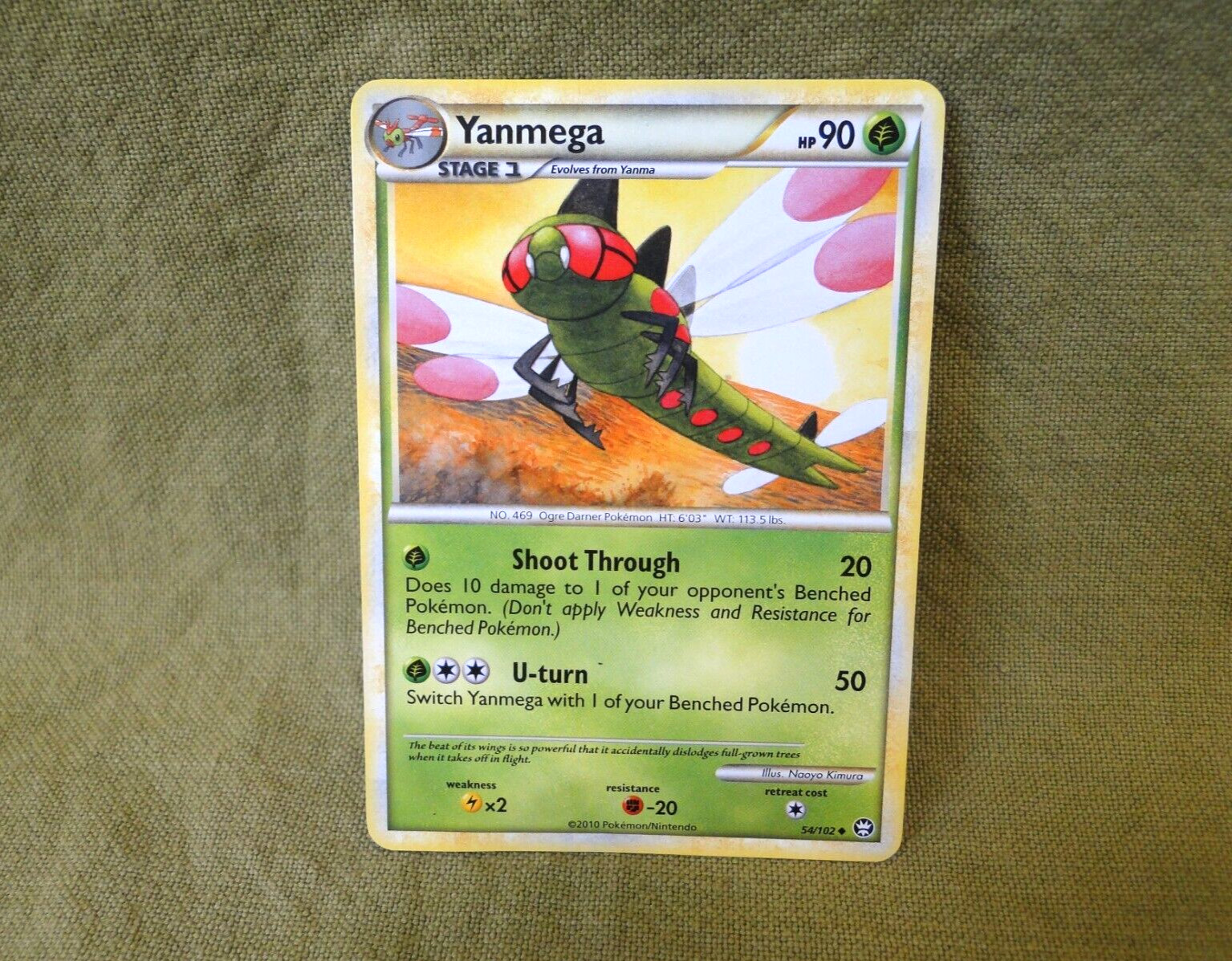 Pokemon Trading Card - Triumphant: Yanmega 54/102