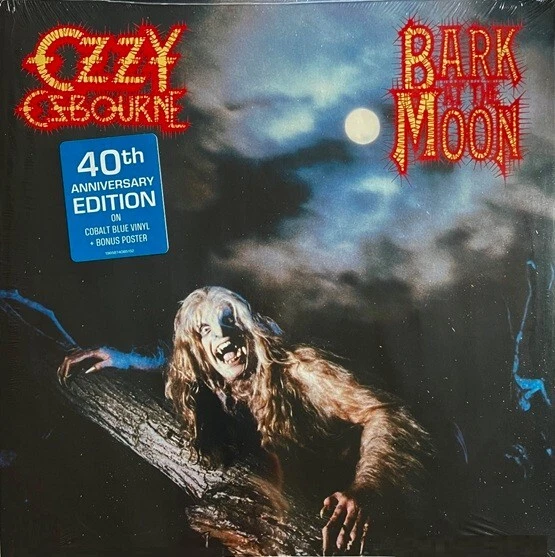 OZZY OSBOURNE - BARK AT THE MOON 40th Anniversary - LP Blue Cobalt VINYL NEW