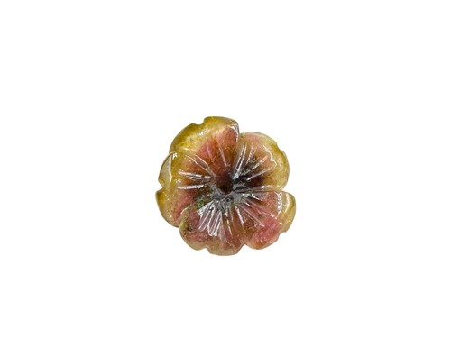 Natural Tourmaline Flower Carving Loose Gemstone, Tourmaline Jewelry Making Gems - Picture 16 of 19