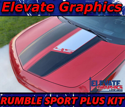 Fits Chevy Camaro Hood Rumble Sport Graphics Vinyl Stripes 3m Decals 2010-2015