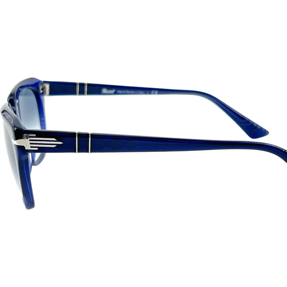 Gafas de sol de plástico para mujer Persol 3111S 1813F azul con degradado azul 50-18 Italia Foto 4 de 4