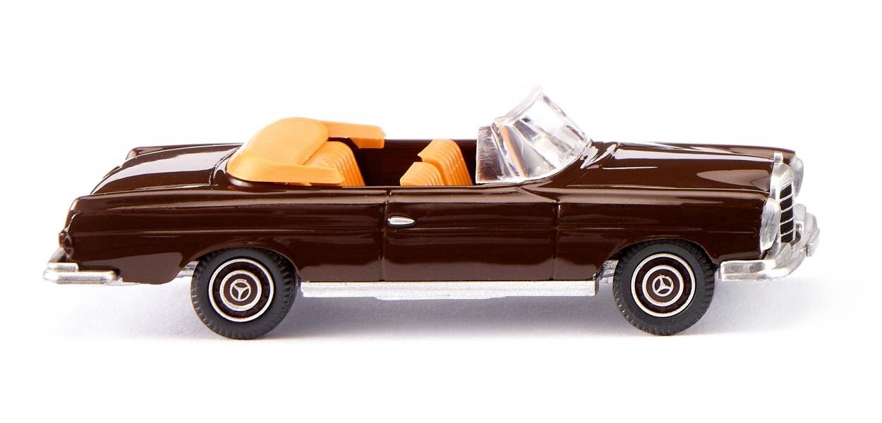 WIKING 0153 02 Mercedes Benz Cabrio - Chocolate Brown HO 1:87