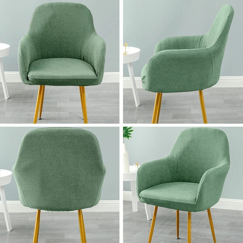 Low inclined Armrest With Arc Back Chair Cover Washable Removable Seat Cover new