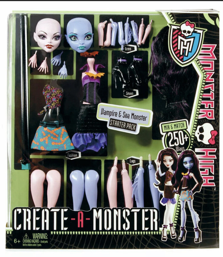 monster high create a monster dolls