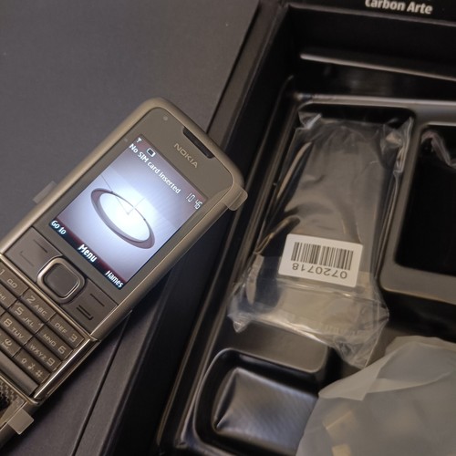 RARE GENUINE NOKIA 8800 CARBON ARTE TITANIUM 8800e-1 4GB UNLOCKED MOBILE PHONE - Photo 15 sur 22