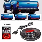 1.5m 2.4W Led Tailgate Tail Light Bar Car light Red & White Brake Indicator UK