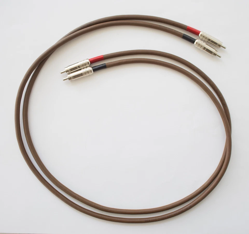 Belden 8402 with Switchcraft 3502A, Hi-Fi / High-End RCA Interconnect Cable Pair - Image 2 of 4
