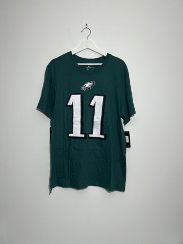 Philadelphia Eagles Shirt Mens Large Green #11 Carson Wentz Short Sleeve Nike - Picture 1 of 7
