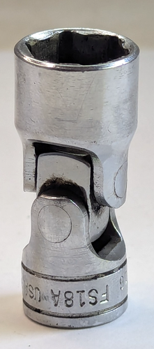 Snap On FS18A 9/16” Universal Swivel Socket 3/8" Drive 6 Point - 第 1/7 張圖片