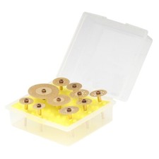 10pcs 1/8" Diamond Cutting Discs Cut-Off Wheel Blades Set For Dremel Rotary Tool