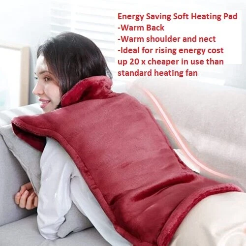 Electric Blanket Back Heat Pad Wrap Muscle Tension Pain Relief Therapeutic  40x90 | eBay