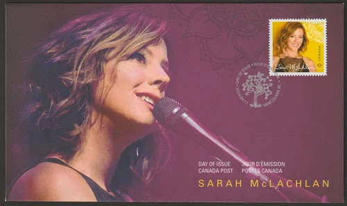 Canada #3455, Sarah McLachlan, Singer, Songwriter, First Day Cover, FDC 2024