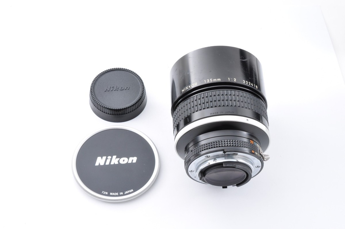 Nikon Ai-s Nikkor 135mm f/2 MF Telephoto Portrait Lens From Nikon Ai-s Nikkor 135mm f/2 MF Telephoto Portrait Lens From
