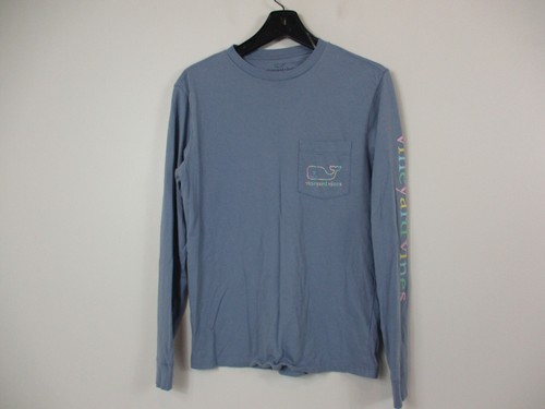 Vineyard Vines Shirt Womens Extra Small Top Blue Whale Cotton Preppy Ladies - Picture 2 of 15
