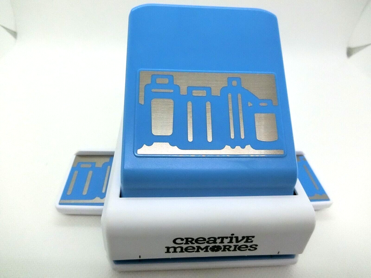 Creative Memories Luggage Travel Border Paper Punch Scrapbooking