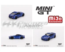 MINI GT 1:64 NISSAN Z PANDEM DIE-CAST SEIRAN BLUE MGT00778