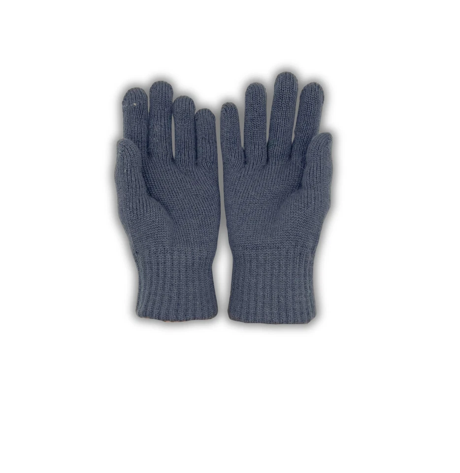 Guantes de cachemir tejidos hechos en EE. UU. para hombre, cálidos guantes de lana de invierno para clima frío Foto 4 de 4
