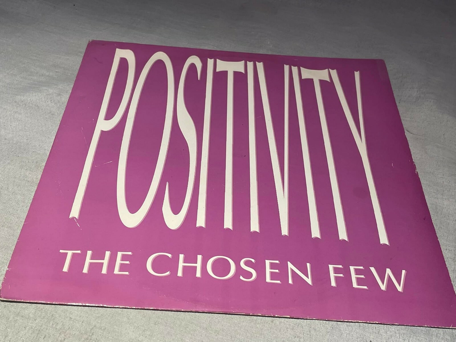 The Chosen Few - Positivity - Original Vinyl Record 12"" Single - 1991 Fabulous
