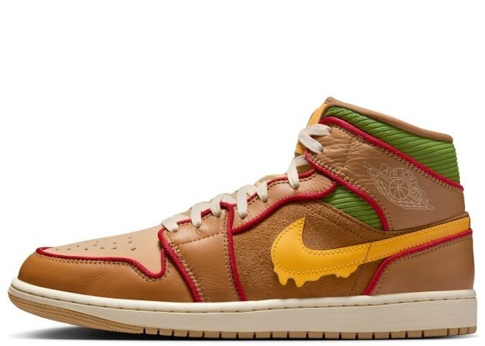 Nike Air Jordan 1 Mid SE Cheeseburger IB7403-224 Men's Size New | eBay