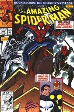AMAZING SPIDER-MAN #356 VF, Punisher, Direct, Marvel Comics 1991 Stock Image