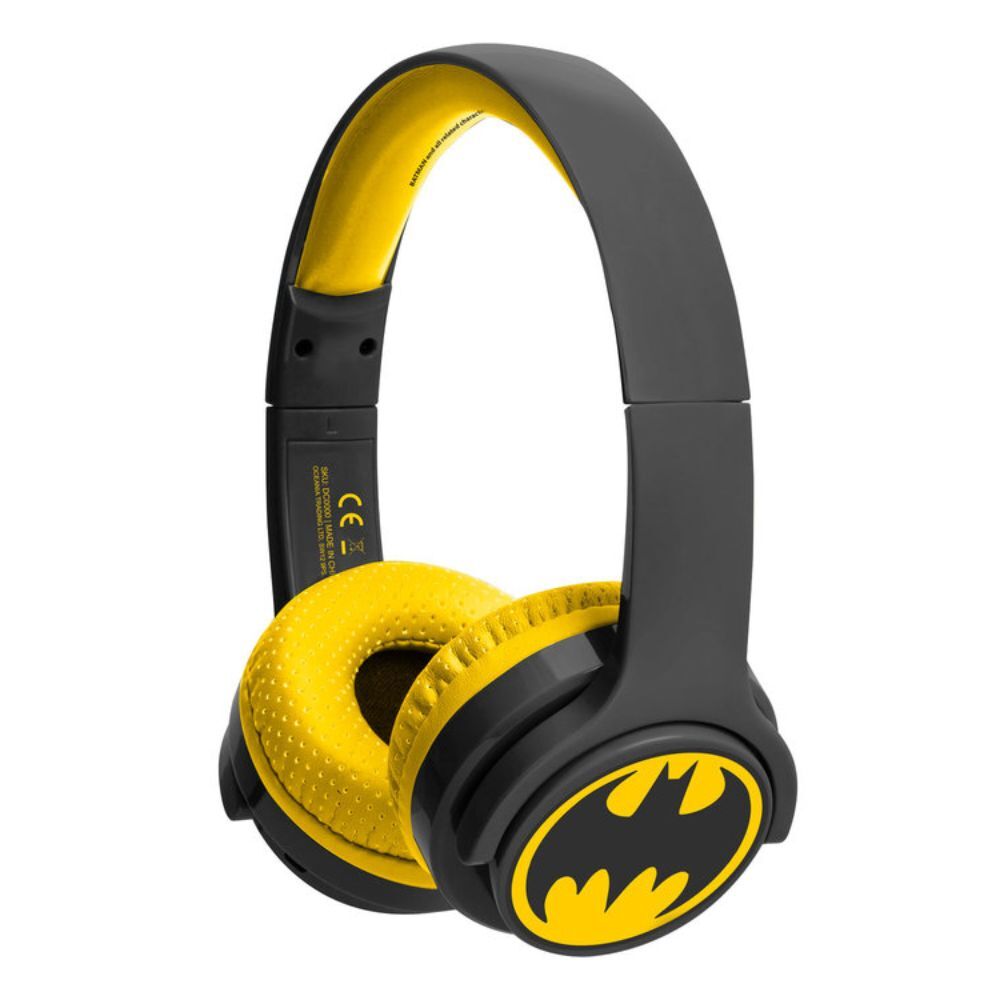 OTL Cuffie Batman Symbol Wireless  per bambini 3-7 (max 85 db) jack 3.5 mm