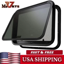 RV EXIT Window 36" x 22" Emergency Push Out Window w/ Trim Ring & Tempered Glass