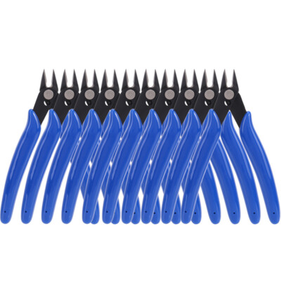 10Pcs Electrical Cutting Pliers Set Micro Wire Cable Flush Cutter Side Snips Kit