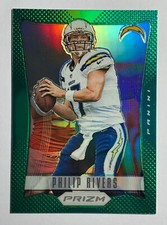2012 Philip Rivers Panini PRIZM GREEN SP +Base #156 LOT 1st Year Prizm! Chargers