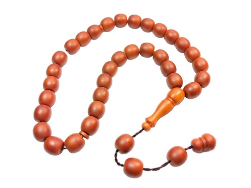 Darkening German Fiber Prayer Beads Barrel, Alman Tesbih Misbaha 10x10mm 794 - Picture 11 of 13