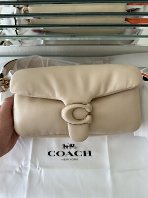 COACH Pillow Tabby 26 Schultertasche/Handtasche in Beige **Neu**