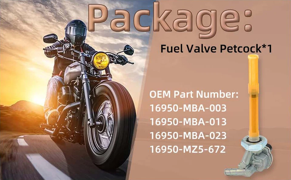 Fuel Petcock For Honda VF750 Magna 94-03 16950-MZ5-672 18-4163 Shadow ACE Deluxe - Image 2 of 4