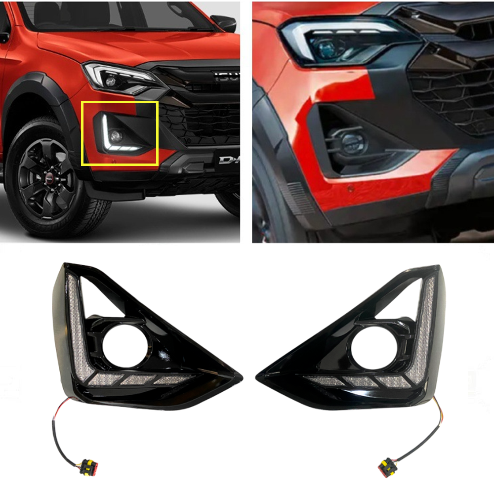 FOR ISUZU D-MAX PICKUP 2024 2025 DRL DAYTIME RUNNNING LAMP TURN