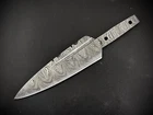 Handmade Damascus Steel Blank Blade-Sgian Dubh-Knife Making
